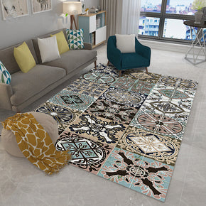 Floral Modern Patterned Carpets for Hall Living Room Bedroom Kitchen