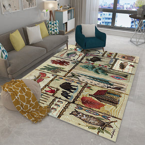 Animal Patterned Modern Carpets for Hall Living Room Bedroom Kitchen Indoor