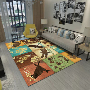Modern Plant Animal Patterned Carpets for the Hall Living Room and Bedroom