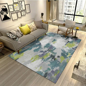 Modern Abstract Printing and Dyeing Carpets for Living Room Kitchen Bedroom