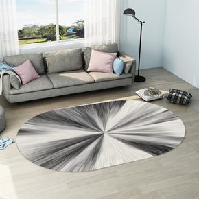 Oval Geometric Abstract Modern Carpet for Kitchen Living Room Hall Bedroom Sofa