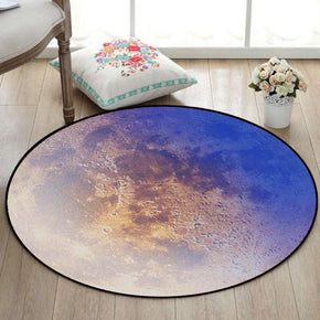 Blue Planet Modern Circular Pattern Rugs for the Living Room Bedroom Hall