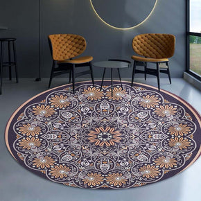 Traditional Rugs Round Vintage Patterned Style Patterned Rugs for the Living Room Bedroom Kitchen