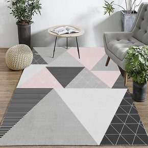 Diamond Shape Geometric Modern Contemporary Rugs for Living Room Dining Room Bedroom