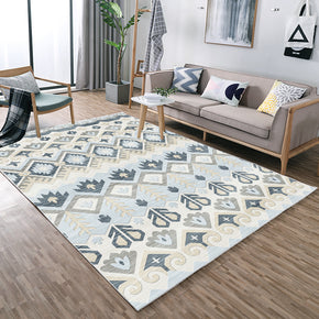 Modern Moroccan Style Geometric Contemporary Rugs for Living Room Dining Room Bedroom