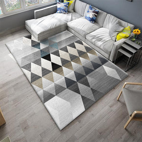 Lozenge Pretty Modern Geometric Contemporary Rugs for Living Room Dining Room Bedroom