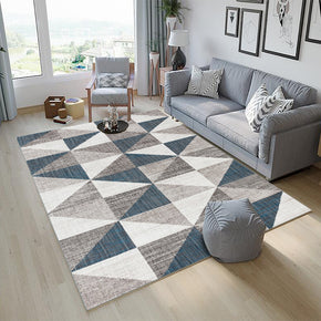 Lozenge Simple Modern Geometric Contemporary Rugs for Living Room Dining Room Bedroom
