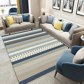 Moroccan Style Striped Modern Geometric Contemporary Rugs for Living Room Dining Room Bedroom