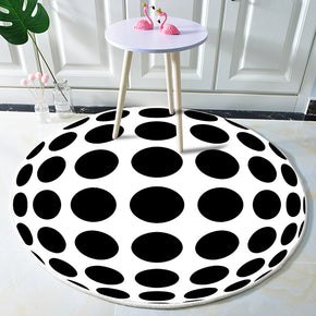 Three-dimensional Round illusions Area Rug for Living Dining Room Bedroom Kitchen Floor Rug