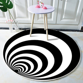 Creative 3D Visual Vortex Optical illusions Area Rug for Living Dining Room Bedroom Kitchen Floor Rug