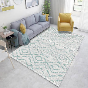 Light Green Moroccan Style Modern Rugs for Living Room Dining Room Bedroom