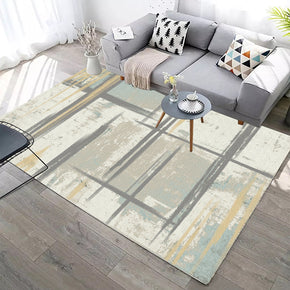 Modern Stripe Plain Geometric Rugs for Living Room Dining Room Bedroom