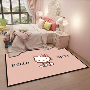 Modern Pink Polyester Carpets Patterned Area Rugs for Living Room Dining Room Bedroom Hall