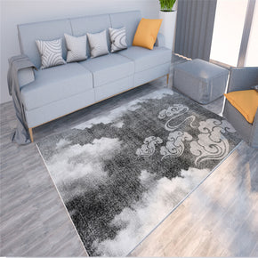 Cloud Gradient Modern Patterned Area Rugs Polyester Carpets for Hall Living Room Dining Room Bedroom
