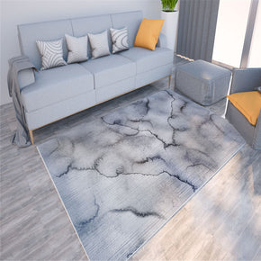 Grey Cloud Gradient Modern Patterned Area Rugs Polyester Carpets for Hall Living Room Dining Room Bedroom
