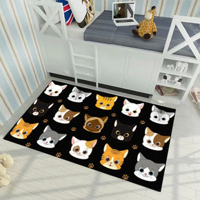 Cartoon Car Polyester Carpets Modern Patterned Area Rugs for Hall Living Room Dining Room Bedroom