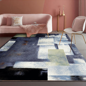 Abstract Modern Patterned Area Rugs Polyester Carpets for Office Living Room Dining Room Bedroom Hall