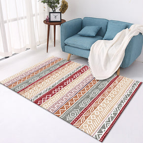 Geometric Moroccan Modern Polyester Carpets Patterned Area Rugs for Office Dining Room Living RoomBedroom Hall