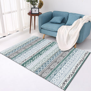 Modern Polyester Carpets Geometric Moroccan Patterned Area Rugs for Office Dining Room Living RoomBedroom Hall