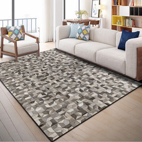 Modern Moroccan Geometric Area Rugs Polyester Carpets for Office Dining Room Living Room Bedroom Hall