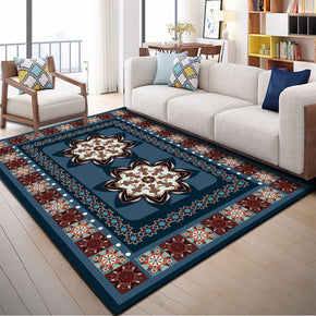 Traditional Area Rugs Polyester Carpets for Office Dining Room Living Room Bedroom Hall