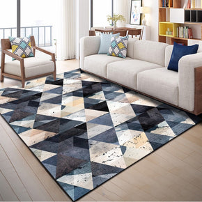 Modern Polyester Carpets Geometric Moroccan Area Rugs for Living Room Bedroom Hall Dining Office Room