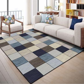 Modern Polyester Carpets Geometric Patterned Area Rugs for Living Room Hall Dining Room Office Bedroom