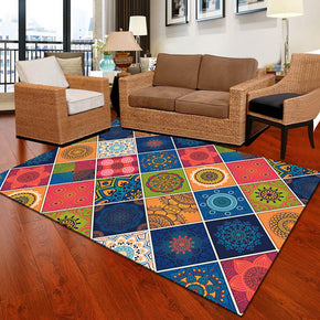 Traditional Vintage Polyester Carpets Area Rugs Patterned for Living Room  Dining Room Hall Office Bedroom
