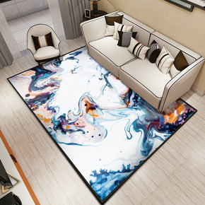 Modern Painting Patterned Area Rugs Polyester Carpets for Dining Room Office Living Room Bedroom Hall