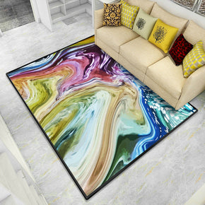 Artistic 3D Patterned Modern Polyester Carpets Abstract Texture Area Rugs for Dining Room Office  Living Room Bedroom Hall