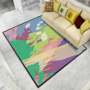 Artistic Modern Abstract Texture 3D Area Rugs Patterned Polyester Carpets for Living Room Bedroom Dining Room Office  Hall