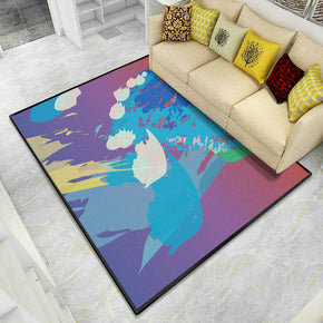 Patterned Polyester Carpets Artistic Modern Abstract Texture 3D Area Rugs for Living Room Bedroom Dining Room Office  Hall