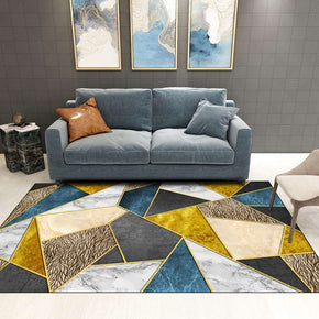 Colourful Irregular Geometric Shape Pattern Modern Contemporary Simple Rugs For Living Room Dining Room Bedroom