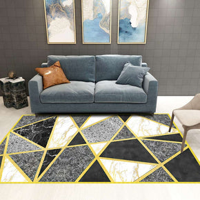 Quality Irregular Geometric Pattern Modern Contemporary Simple Rugs For Living Room Dining Room Bedroom