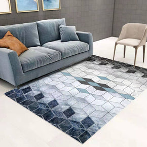Three-dimensional Square Pattern Modern Geometric Contemporary Simple Rugs For Living Room Dining Room Bedroom
