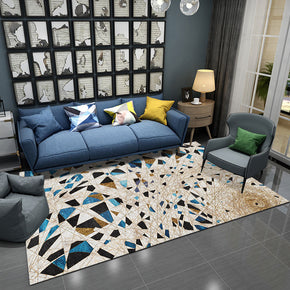 Irregular Geometric Pattern Modern Contemporary Simple Geometric Rugs for Living Room Dining Room Bedroom