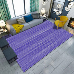 Purple Simple Striped Contemporary Simple Rugs for Living Room Dining Room Bedroom