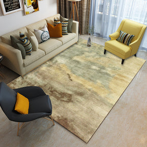 Brown Grey Watercolor Pattern Modern Contemporary Simple Rugs for Living Room Dining Room Bedroom