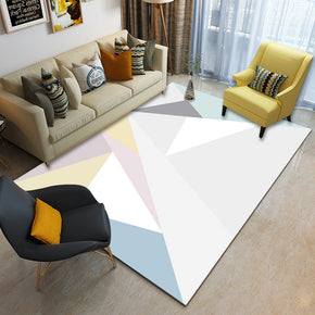 Simple Triangle Pattern Modern Contemporary Geometric Simple Rugs for Living Room Dining Room Bedroom
