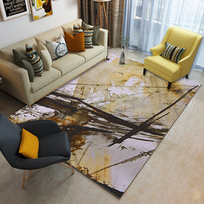 Splash Ink Abstract Pattern Modern Contemporary Simple Rugs for Living Room Dining Room Bedroom