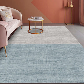 Simple Blue Grey Pattern Modern Contemporary Simple Rugs for Living Room Dining Room Bedroom