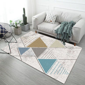 Moroccan Simplicity Polyester Modern Patterned Area Rugs Carpets for Hall Dining Living Room Room Office Kidsroom