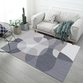 Grey Simplicity Patterned Polyester Modern Area Rugs Carpets for Hall Dining Living Room Room Office Kidsroom