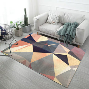 Multi-colour Irregular Pattern Modern Simple Contemporary Geometric Rugs for Living Room Dining Room Bedroom