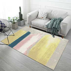 Irregular Multicolour Striped Pattern Modern Simple Contemporary Geometric Rugs for Living Room Dining Room Bedroom