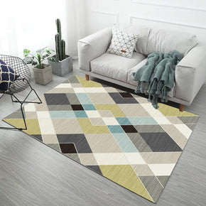Multi-colour Multi-shape Pattern Modern Simple Contemporary Geometric Rugs for Living Room Dining Room Bedroom