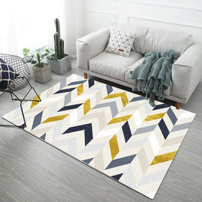 Multicolour Arrow Pattern Modern Simple Contemporary Geometric Rugs for Living Room Dining Room Bedroom