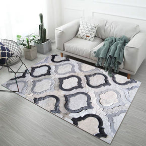 Lantern Shape Pattern Modern Simple Contemporary Geometric Rugs for Living Room Dining Room Bedroom