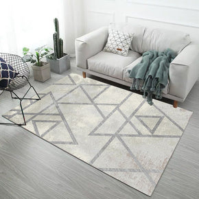 Triangle Lines Pattern Modern Simple Contemporary Geometric Rugs For Living Room Dining Room Bedroom