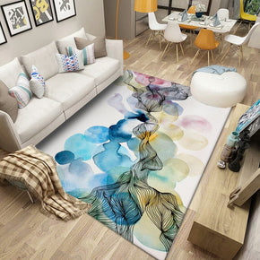 Colorful Abstract Modern Polyester Carpets Pattern Rugs for Bedroom Hall Living Room Office Dining Room